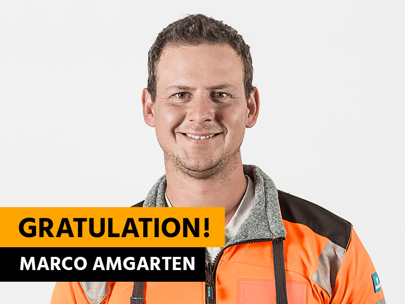 Gratulation Marco Amgarten