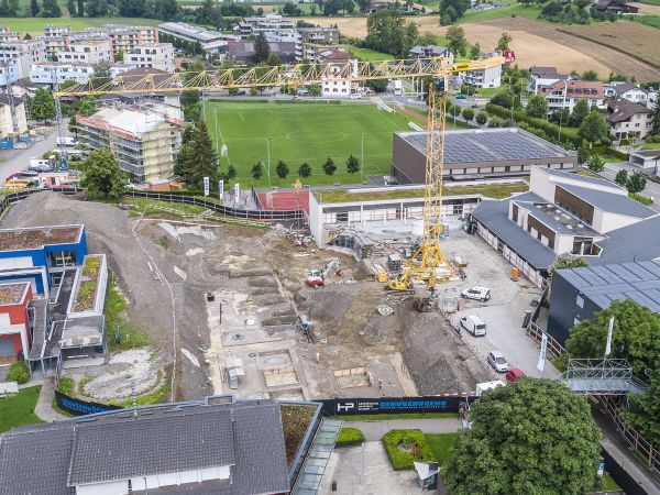 Schenkon, Luzern > Aushub Erweiterung Schulraum Schulhausstrasse 3