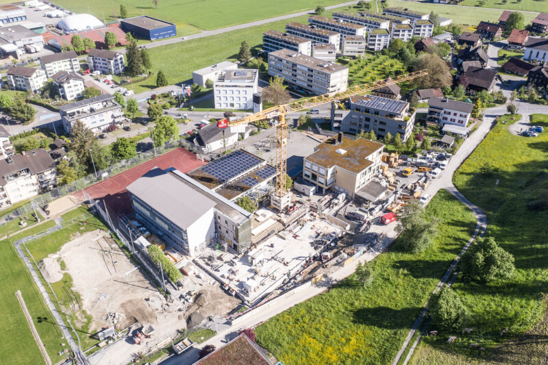 Aregger Hochbau Dierikon Erweiterung Schulanlage 01