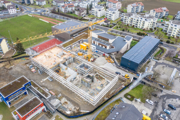 Aregger Hochbau Schenkon Schulraum Erweiterung 11