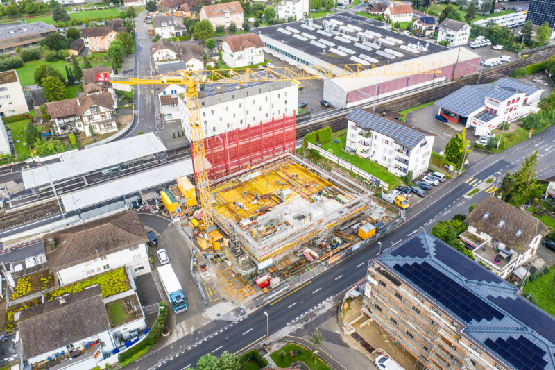 Aregger Hochbau Nebikon Gleis 4 Neubau