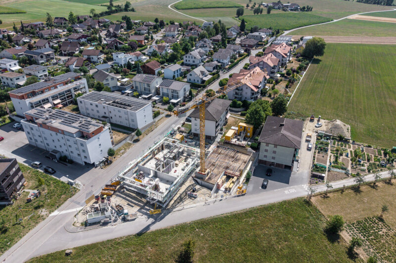Aregger Hochbau buttisholz neubau mfh st ottilienstrasse