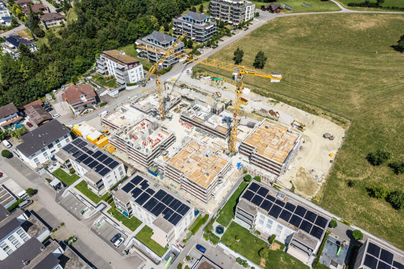 Aregger Hochbau hildisrieden neubau 5mfh hinterdorf und mueliweid 01