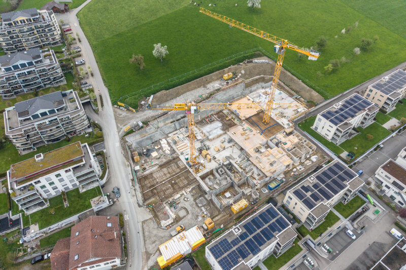 Aregger Hochbau hildisrieden neubau 5mfh hinterdorf und mueliweid
