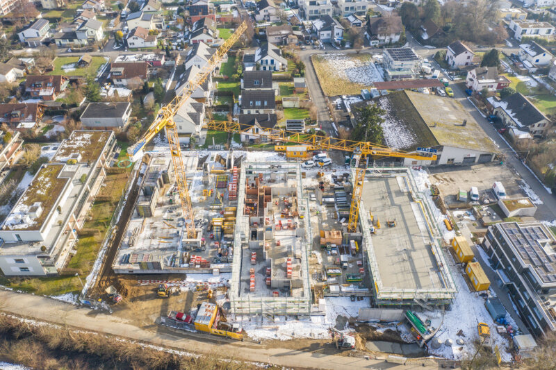 Aregger Hochbau oberentfelden hirschpark neubau