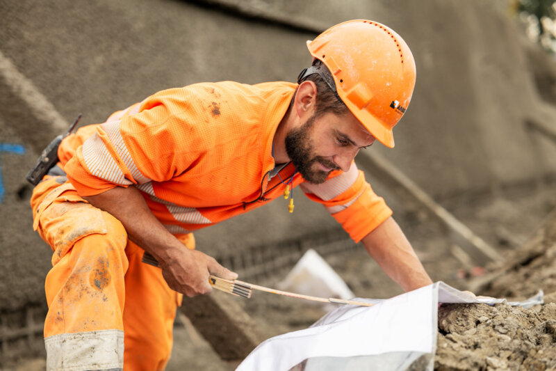 Aregger Karriere Maurer Facharbeiter Tiefbau Strassenbau 06