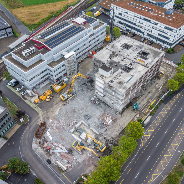 Aregger Rueckbau Steinhausen Hinterbergstrasse