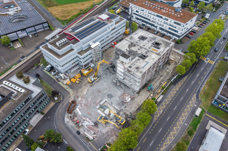 Aregger Rueckbau Steinhausen Hinterbergstrasse