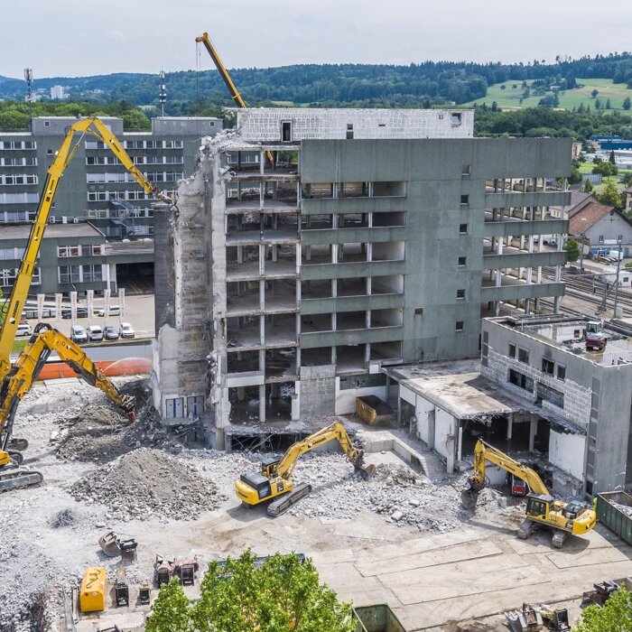 01 rueckbau regensdorf wohn geschaeftshaus althardstrasse