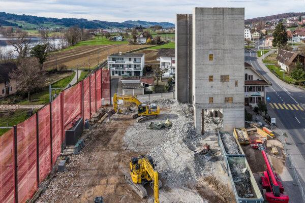 Aregger Rueckbau gelfingen teilrueckbau silo