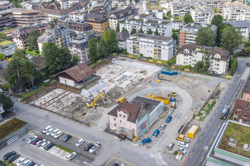 01 tiefbau luzern industriestrasse aushub