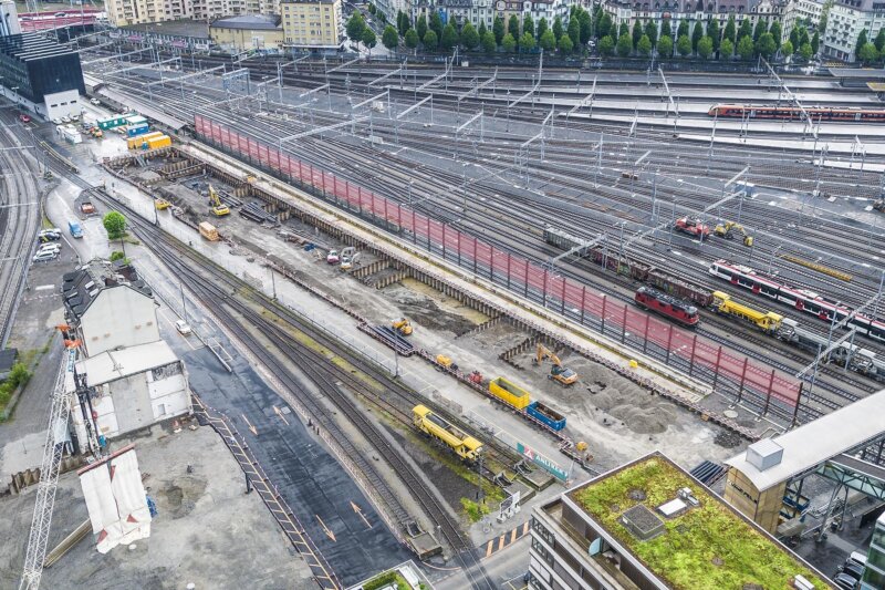 02 tiefbau luzern roesslimatt baufeld a aushub