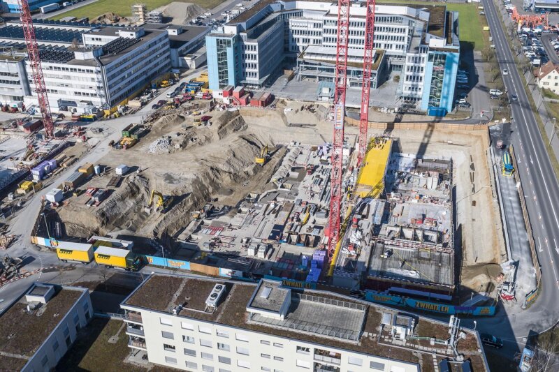 01 tiefbau regensdorf zwhatt baufeld g aushub