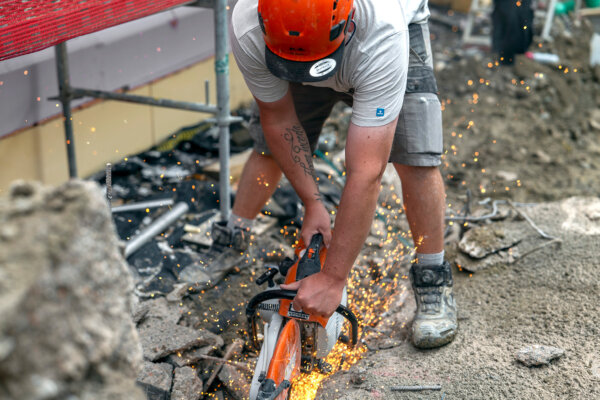 Aregger Tiefbau Dierikon Schulanlage Aushub Erweiterung 10