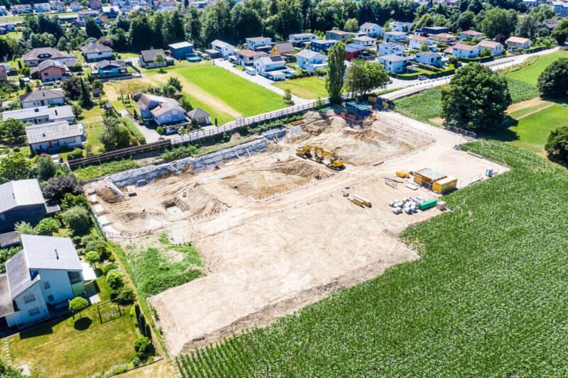 Aregger Tiefbau Fulenbach MFH Neumatt Aushub