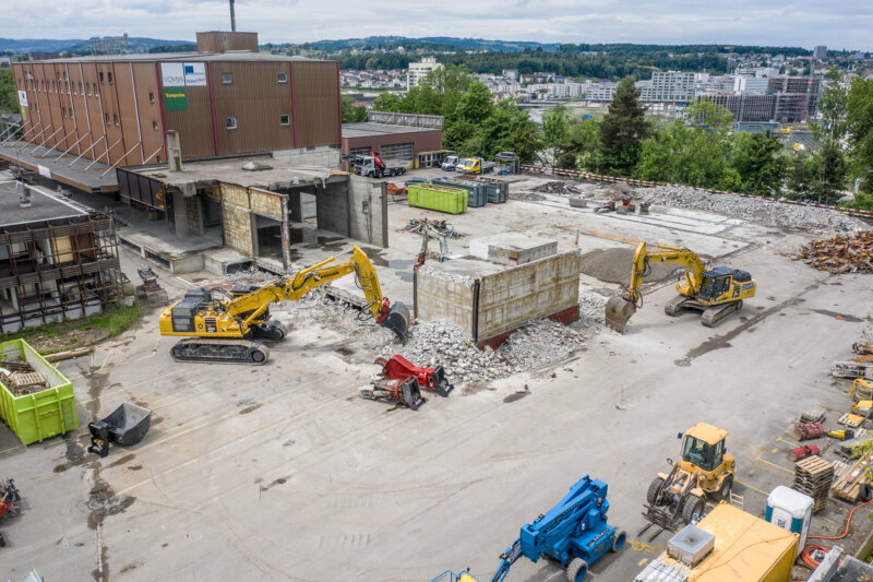 Aregger Tiefbau luzern rueckbau lueg