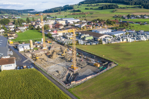Aregger Tiefbau Rickenbach Biogasanlage Aushub 02