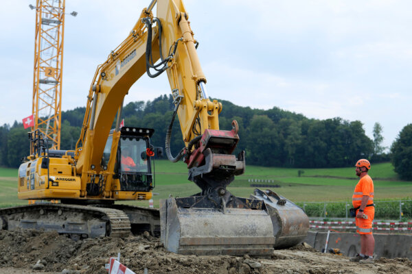 Aregger Tiefbau Rickenbach Biogasanlage Aushub 04