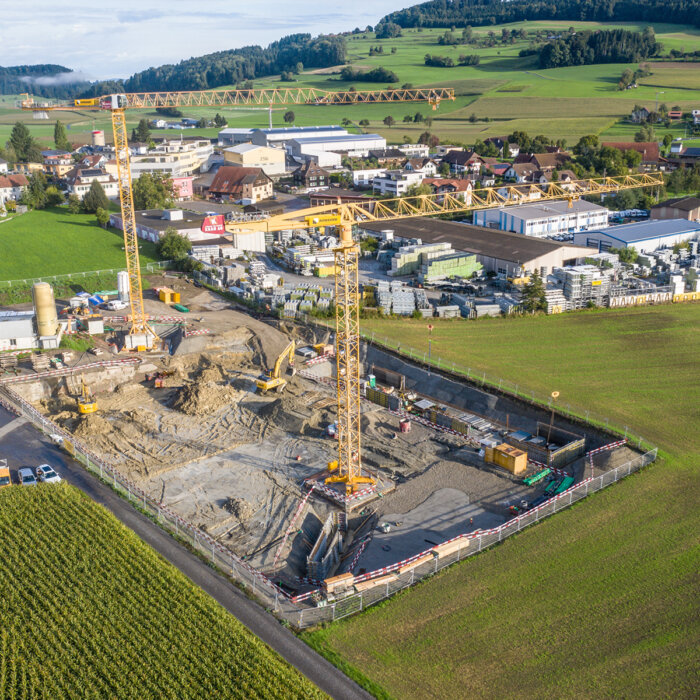 Aregger Tiefbau Rickenbach Biogasanlage Aushub 02