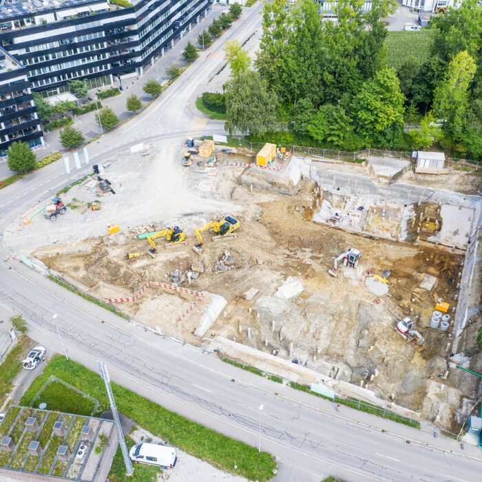 Aregger Tiefbau Sursee Aushub Wueb Chlifeld Buchenstrasse 1315