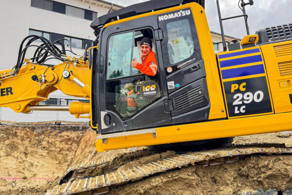 Aregger Tiefbau oberkirch aushub feld 06