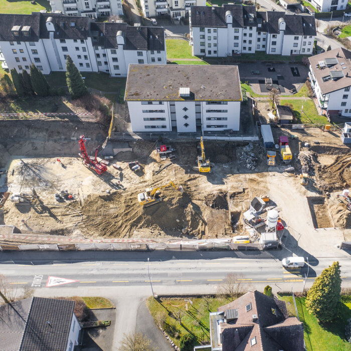 Aregger Tiefbau oberkirch aushub feld