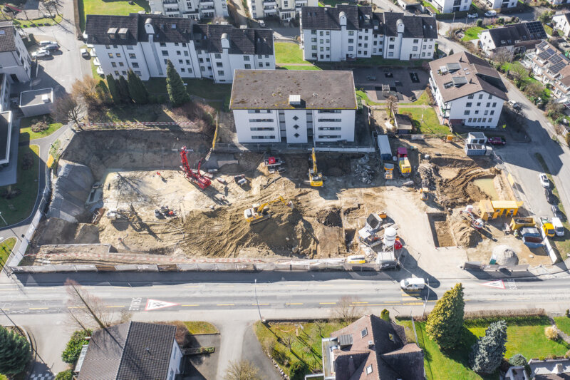 Aregger Tiefbau oberkirch aushub feld