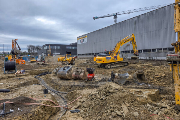 Aregger Tiefbau Referenzen rothenburg aushub cargo logistikcenter 02