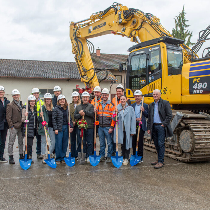 Aregger News Feld Oberkirch Spatenstich 01